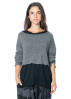 RUNDHOLZ  BLACK  LABEL, cropped jumper with hem frills 2243480701