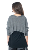 RUNDHOLZ  BLACK  LABEL, cropped jumper with hem frills 2243480701