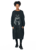 RUNDHOLZ  BLACK  LABEL, Baumwollkleid mit Panda-Print 2243510905