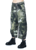 RUNDHOLZ  BLACK  LABEL, Camouflage sieben Achtel Hose 2243600102