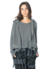 RUNDHOLZ  BLACK  LABEL, knit cardigan with padded hem 2243717102