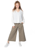 annette görtz, straight cut trousers ALINA with a fine linen texture