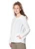 annette görtz, organic cotton blouse DORA with wide collar 