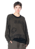 RUNDHOLZ  BLACK  LABEL, one size knit sweater 2243890702