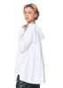 PLUSLAVIE PLÜ, lässige Bluse mit Kapuze A PLEATED BLOUSE