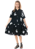TRINE KRYGER SIMONSEN, Kleid Carmo mit weiten Ärmeln