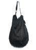 ULI SCHNEIDER, black furry bag