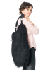 ULI SCHNEIDER, black furry bag