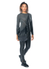LA HAINE INSIDE US, leather-style trousers 4G LW847
