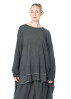 PLUSLAVIE PLÜ, wide jumper with tulle trim THE SQUARE