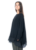 PLUSLAVIE PLÜ, wide jumper with tulle trim THE SQUARE