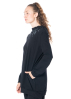 KEDZIOREK, casual sweater with a sophisticated neckline 5134-T