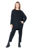 KEDZIOREK, casual trousers with a ribbed look 5140