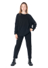 KEDZIOREK, casual trousers with a ribbed look 5140