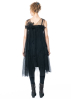 KEDZIOREK, stylisches transparentes Kleid mit cut-outs 5150