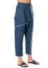 KEDZIOREK, linen pants in jeans-style 5267