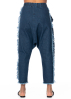 KEDZIOREK, linen pants in jeans-style 5267