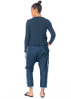 KEDZIOREK, linen pants in jeans-style 5267