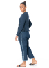 KEDZIOREK, linen pants in jeans-style 5267