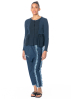 KEDZIOREK, linen pants in jeans-style 5267