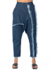 KEDZIOREK, linen pants in jeans-style 5267