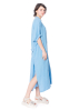 SoSUE, bequemes COWBOY BUTTON DRESS LINEN