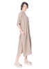 SoSUE, Leinenkleid COWBOY BUTTON DRESS LINEN