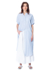 SoSUE, COWBOY BUTTON DRESS LINEN