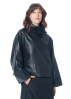 annette görtz, Leather Jacket SALMA with Stand-Up Collar - Nobananas - Image 11