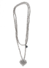 PLUSLAVIE PLÜ, necklace ACROSS HEART LONG