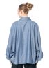 SoSUE, oversize Denim Bluse ANTONIA mit weiten Ärmeln