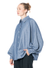 SoSUE, oversize denim blouse ANTONIA with wide sleeves