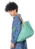 JACK GOMME, elegant coated linen tote bag Bahia