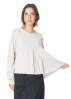 studiob3, cropped A-shape tunic Balbeen with open hemline