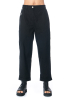 annette görtz, comfortable and straight cut cotton-linen pants Belt