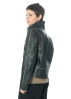 annette görtz, boxy leather jacket BLIND with collar 