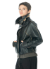 annette görtz, boxy leather jacket BLIND with collar 