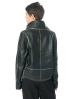 annette görtz, boxy leather jacket BLIND with collar 