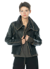 annette görtz, boxy leather jacket BLIND with collar 