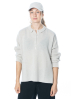 HENRY CHRIST, cashmere long sleeve polo shirt