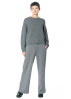 HENRY CHRIST, casual cashmere sweater with rib knit details