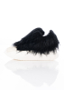 DRKSHDW by Rick Owens, cosy lace up sneaker with fur application