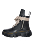 Dr. Martens x Rick Owens, black leather boots with jumbo lacing