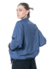 KIMONORAIN, Wendejacke mit Fledermausärmeln in Indigo