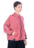 KIMONORAIN, reversible jacket with batwing sleeves in Camelia