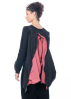 KIMONORAIN, reversible jacket with batwing sleeves in Camelia