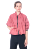 KIMONORAIN, reversible jacket with batwing sleeves in Camelia