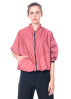 KIMONORAIN, reversible jacket with batwing sleeves in Camelia