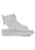 PURO, summer ancle boot FRONT ACT with platform sole