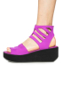 arche, stylish leather sandal GALWEN with platform heel